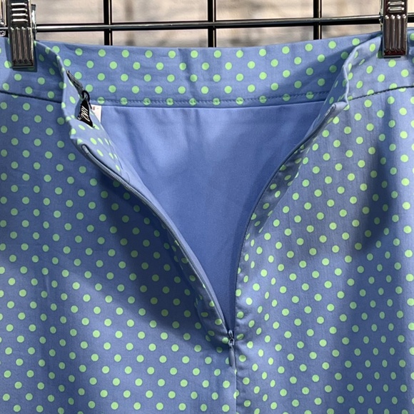 NWT ZARA Polka Dot Slit Front Mini Skirt Size Medium - Picture 5 of 14